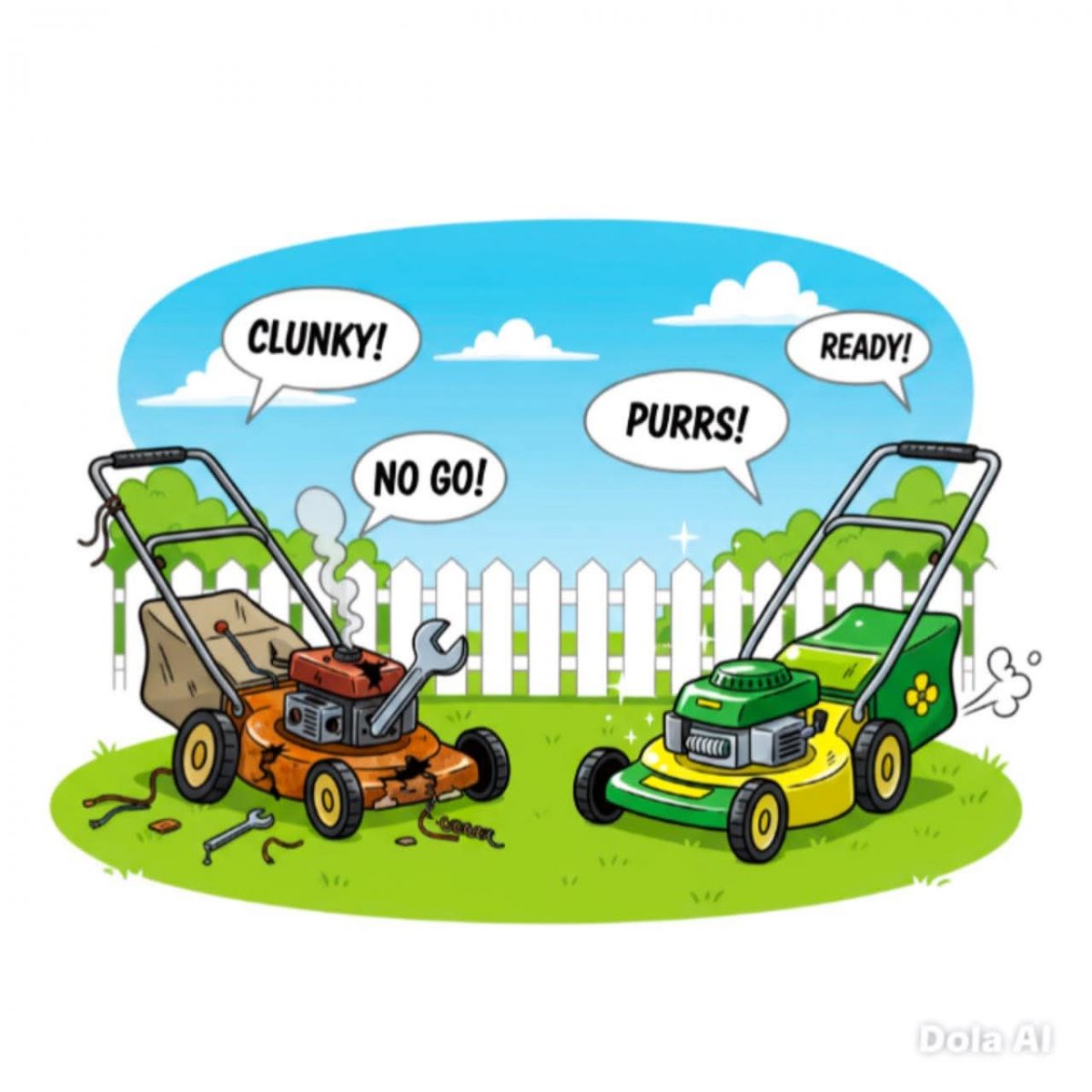 Don’t forget to book your mower in for service ready for next spring